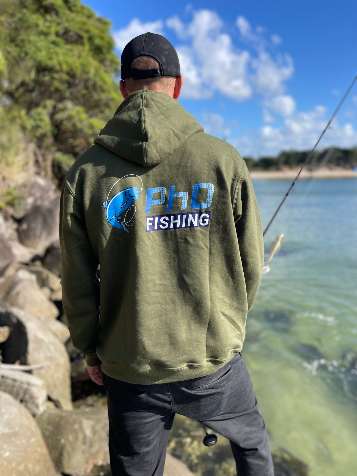 Green Fleece Hoodie