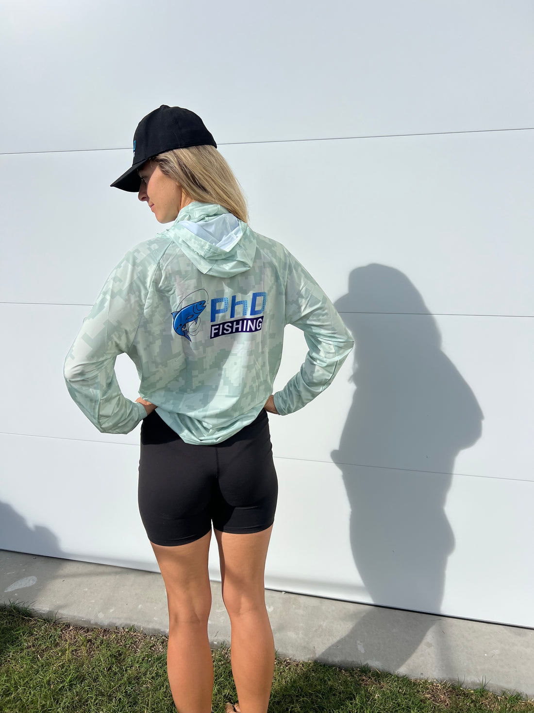 PhD light green camo shirt