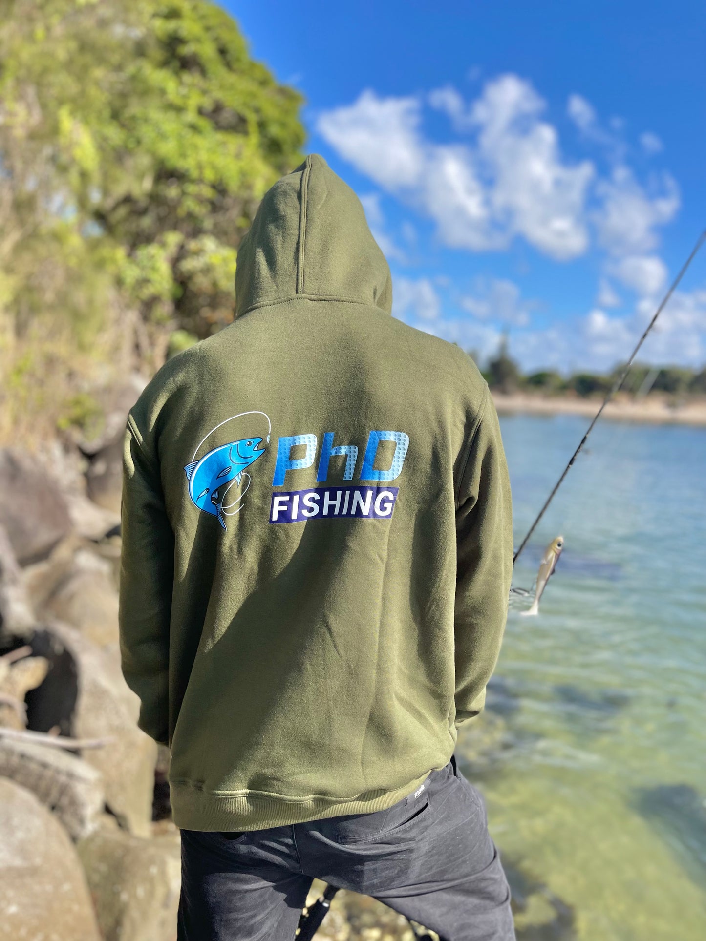 Green Fleece Hoodie