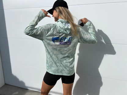 PhD light green camo shirt