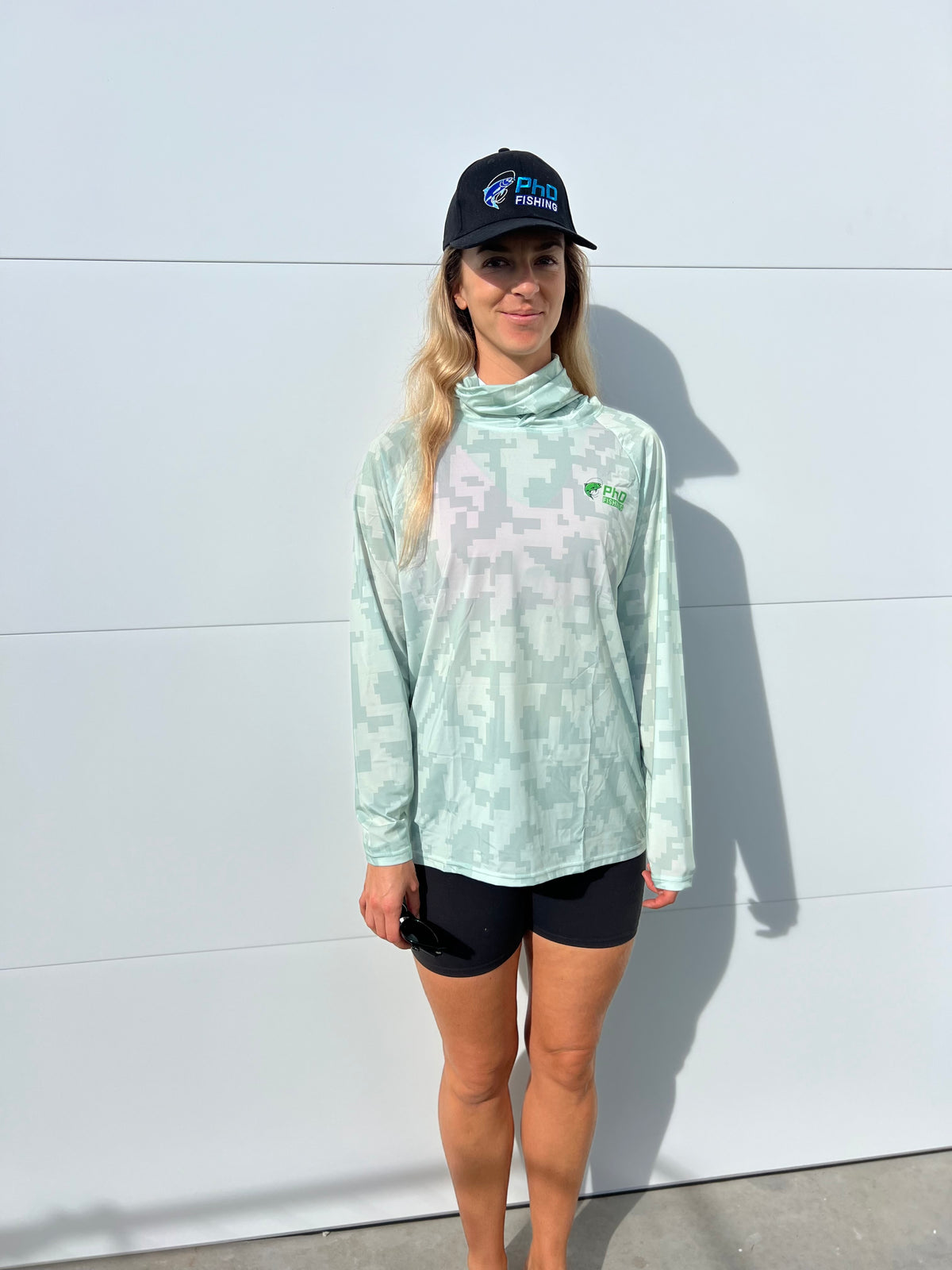 PhD light green camo shirt