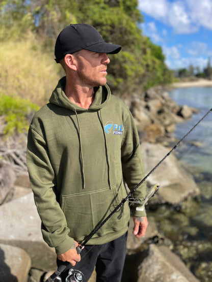 Green Fleece Hoodie