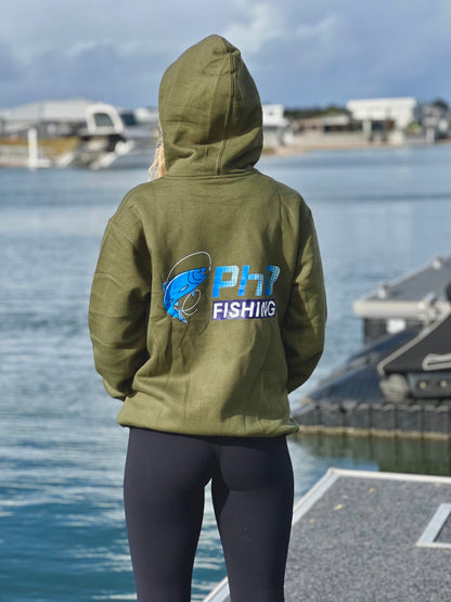 Green Fleece Hoodie