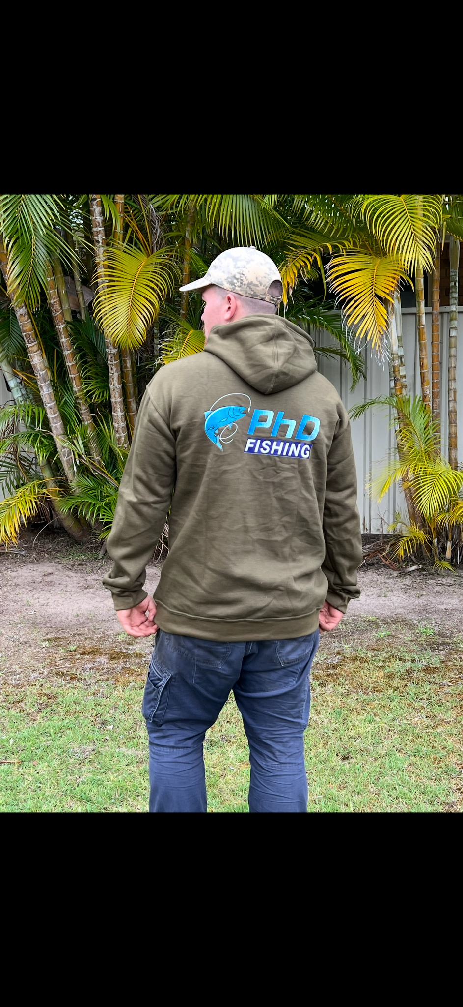 Green Fleece Lined Hoodie