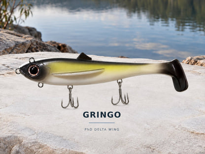Gringo Delta Wing with two belly treble hooks and chin eyelet