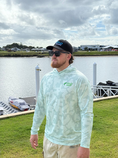 PhD light green camo shirt
